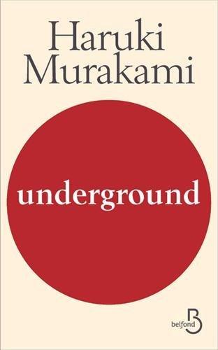 Haruki murakami underground france couverture